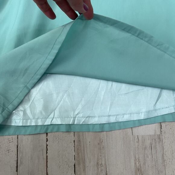 Julie Brown One Shoulder‎ Tenley Dress M Turquoise Lined Party Wedding Guest NEW - Picture 5 of 8